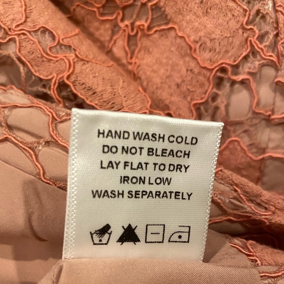 NWT Lace Dress Straps Clay - Pink size Medium - Picture 6 of 14